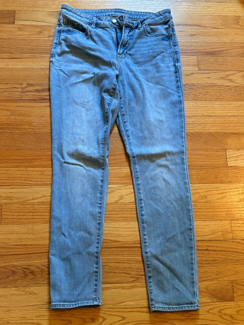 Old Navy Light Blue High-Rise Pop Icon Skinny Jeans